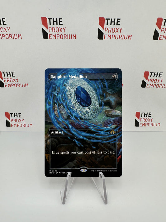 Sapphire Medallion (Borderless) - Modern Horizons 3 - Magic The Gathering Card