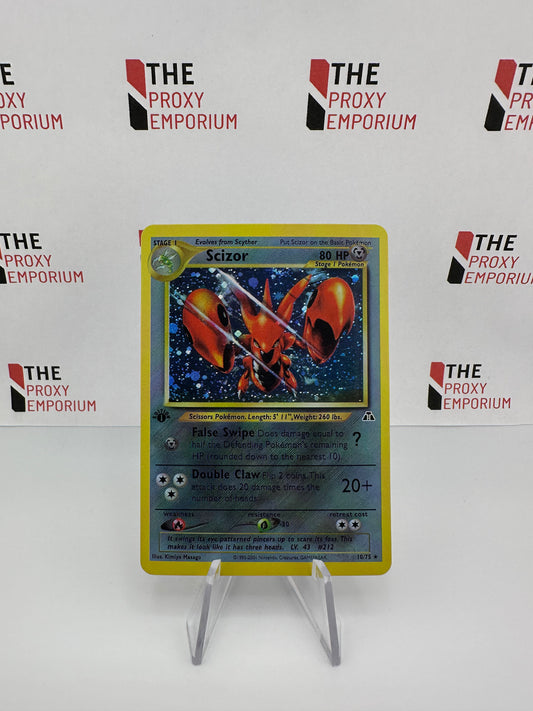 Scizor (HOLO, 1st Edition) - Neo Discovery - Pokemon Card