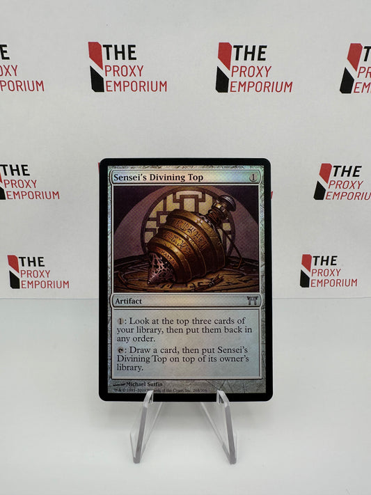 Sensei's Divining Top (FOIL) - Champions of Kamigawa - Magic The Gathering Card