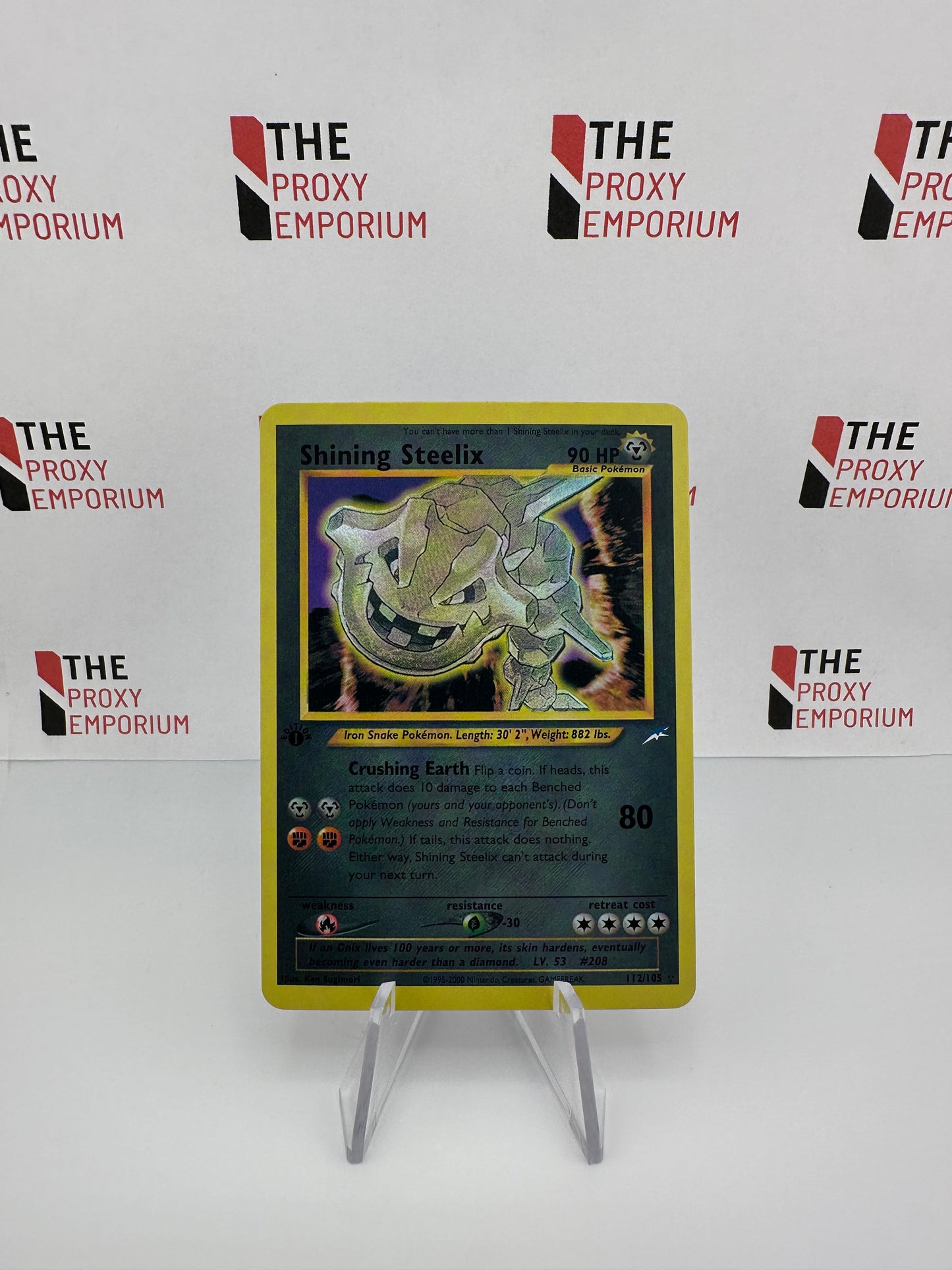 Shining Steelix (HOLO, 1st Edition) - Neo Destiny - Pokemon Card