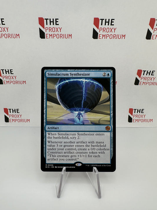 Simulacrum Synthesizer - The Big Score - Magic The Gathering Card