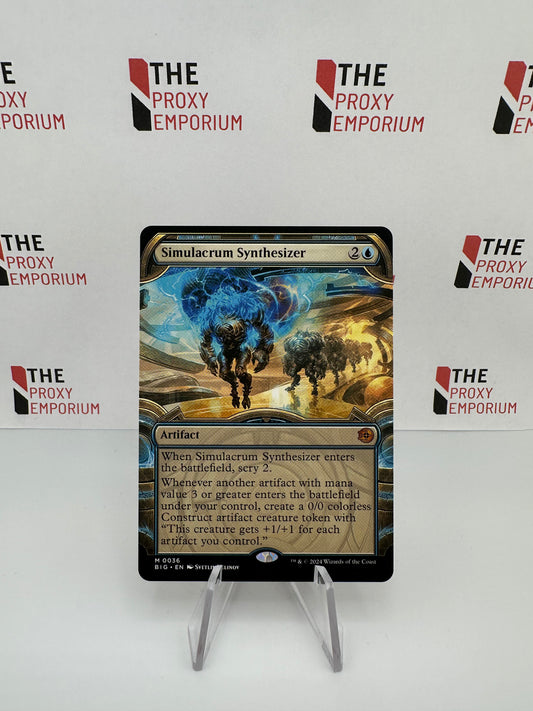 Simulacrum Synthesizer (Borderless, 0036) - The Big Score - Magic The Gathering Card