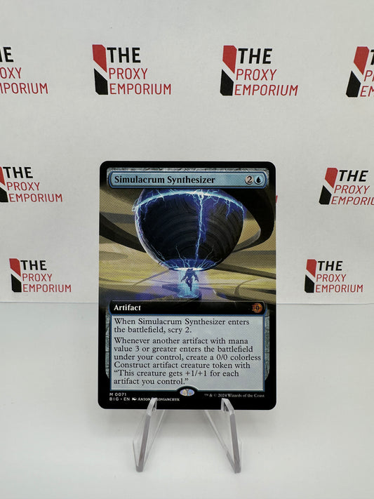 Simulacrum Synthesizer (Borderless, 0071) - The Big Score - Magic The Gathering Card