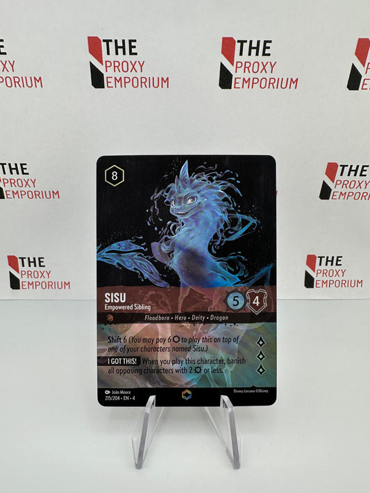 Sisu Empowered Sibling (FOIL, Enchanted) - Ursula's Return - Disney Lorcana Card