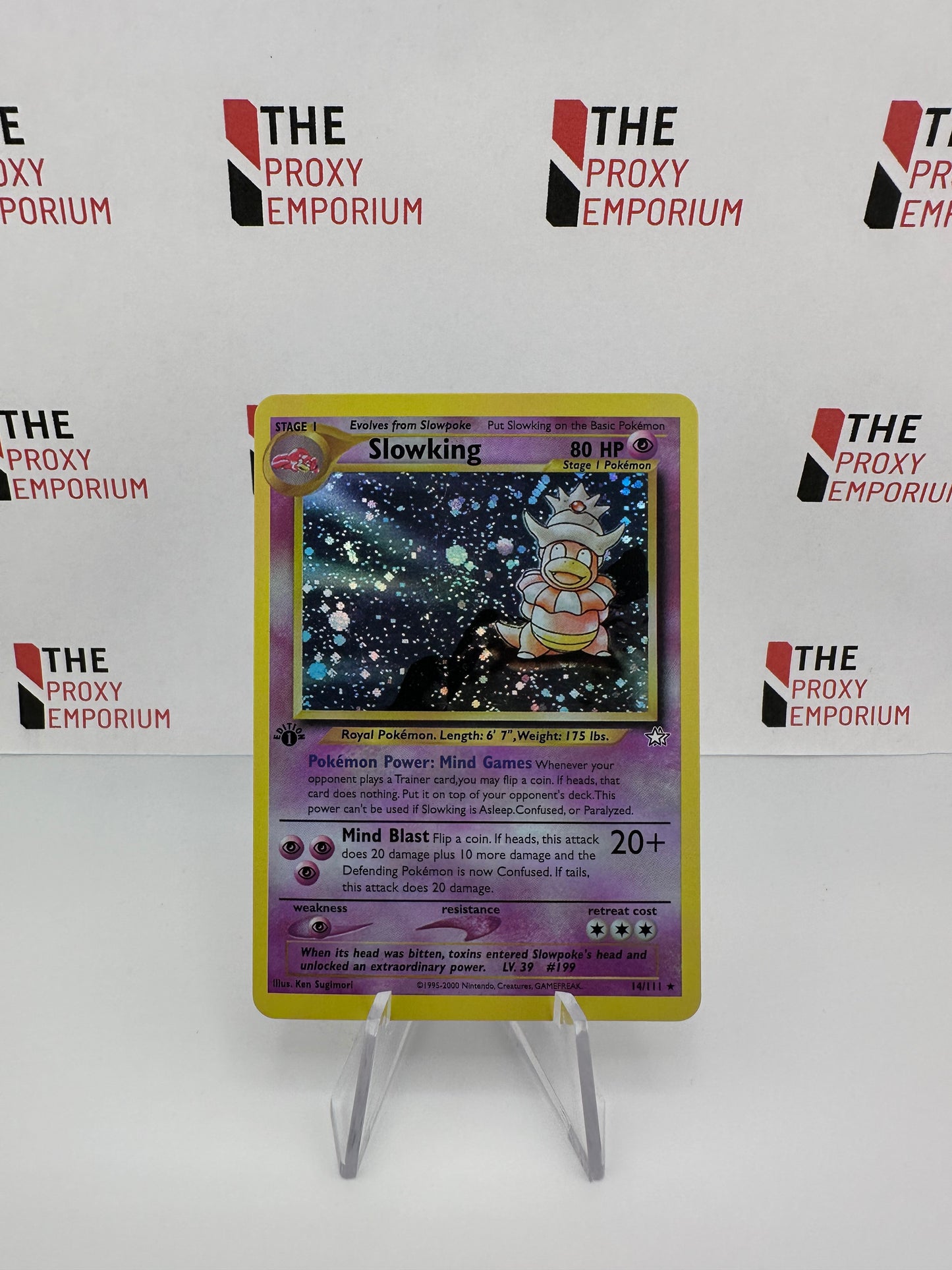 Slowking (HOLO, 1st Edition) - Neo Genesis - Pokemon Card