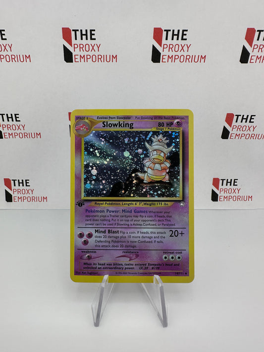 Slowking (HOLO, 1st Edition) - Neo Genesis - Pokemon Card