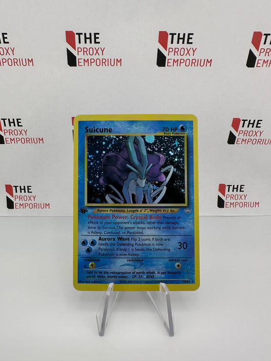 Suicune (HOLO, 1st Edition) - Neo Revelation - Pokemon Card