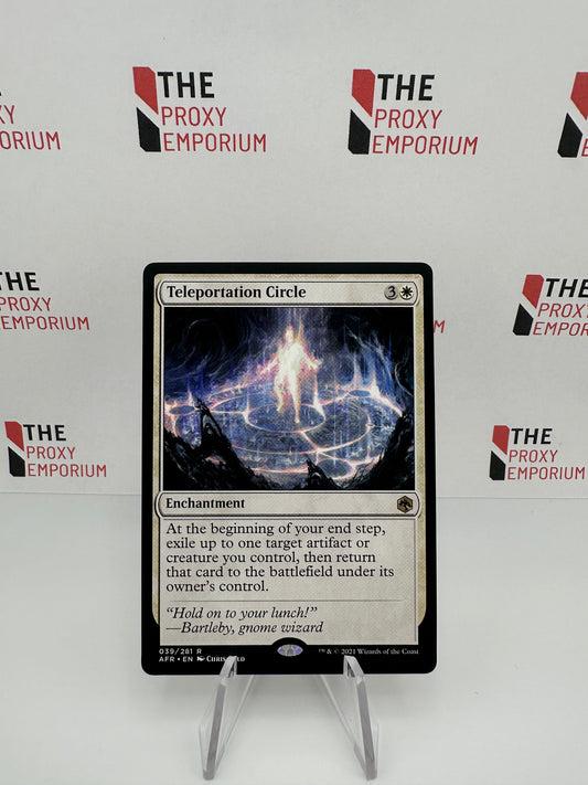 Teleportation Circle - Adventures in the Forgotten Realms - Magic The Gathering Card