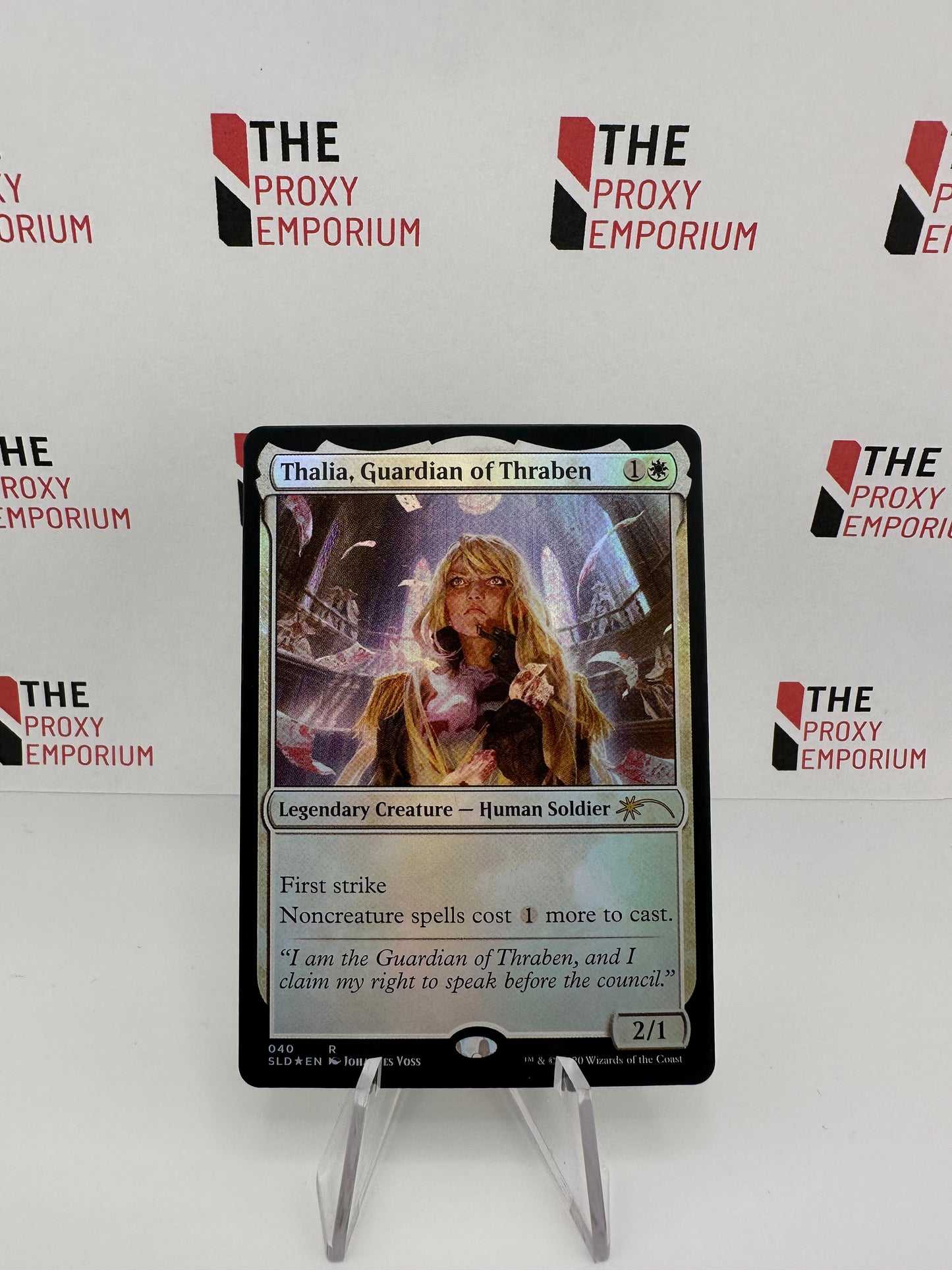 Thalia, Guardian of Thraben (FOIL) - Secret Lair Drop - Magic The Gathering Card