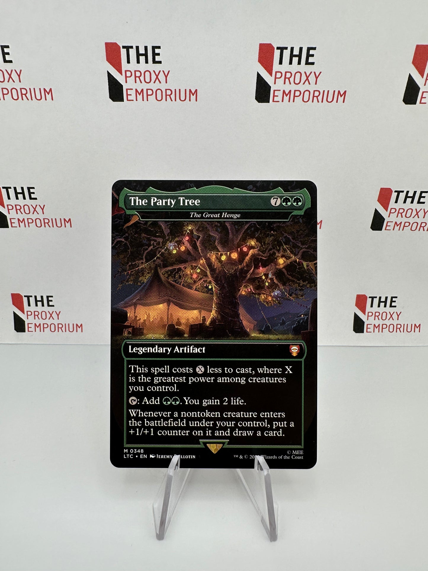 The Party Tree (The Great Henge)(Borderless) - Tales of Middle Earth Commander - Magic The Gathering Card