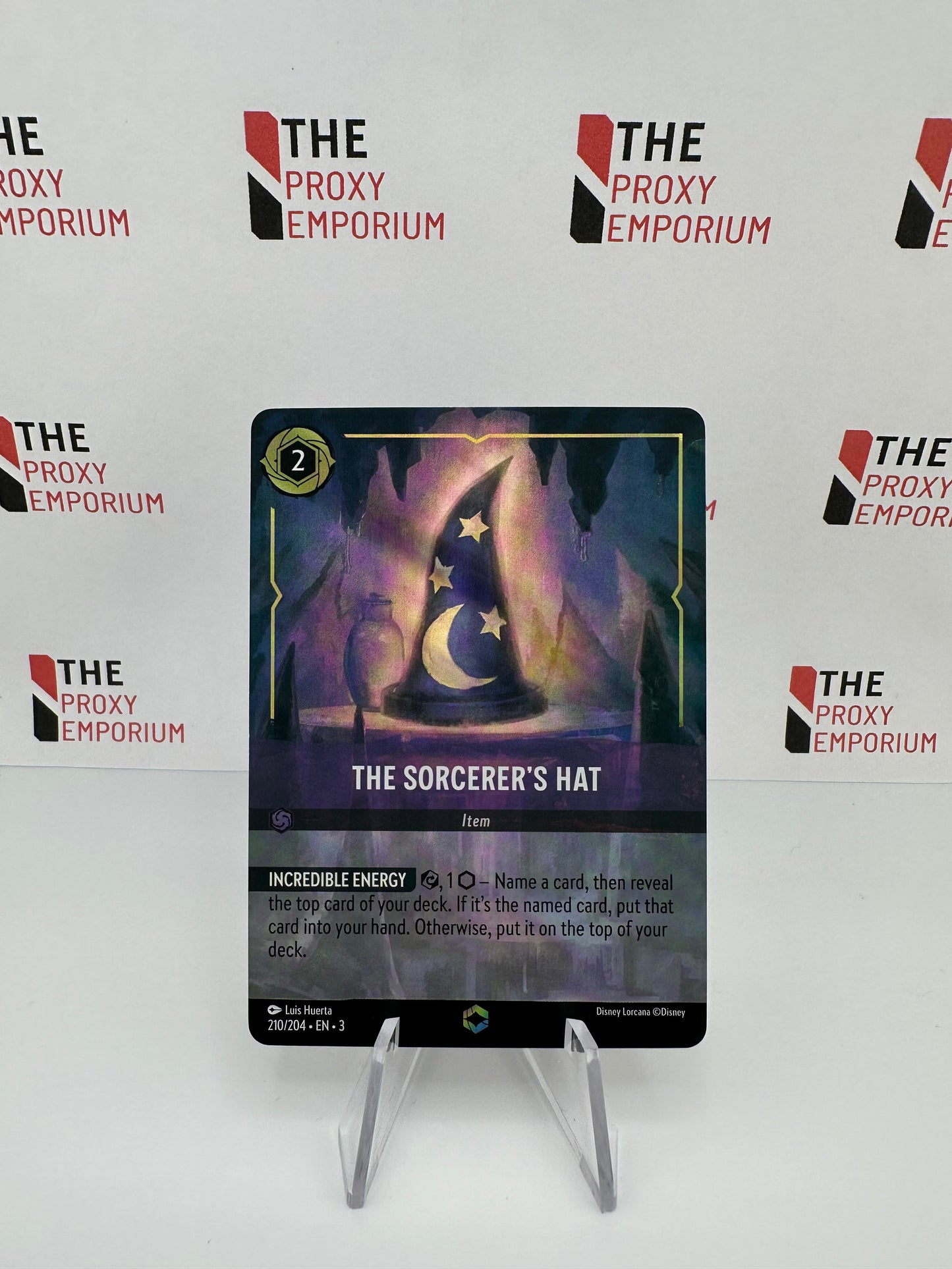 The Sorcerer's Hat (FOIL, Enchanted) - Into The Inklands - Disney Lorcana Card