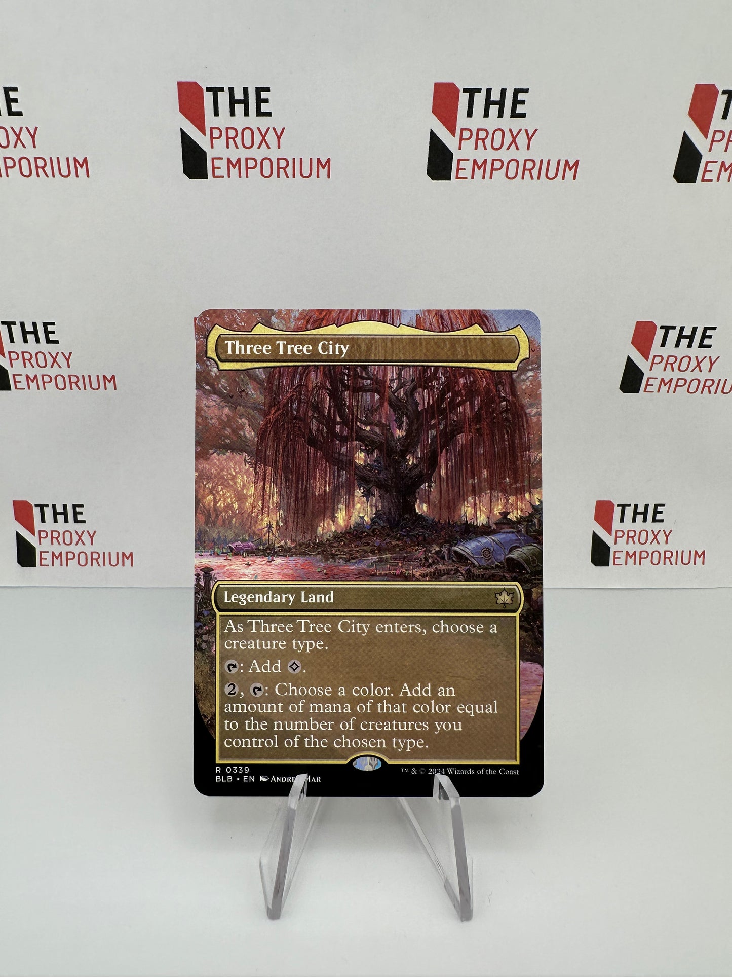 Three Tree City (0339) - Bloomburrow - Magic The Gathering Card