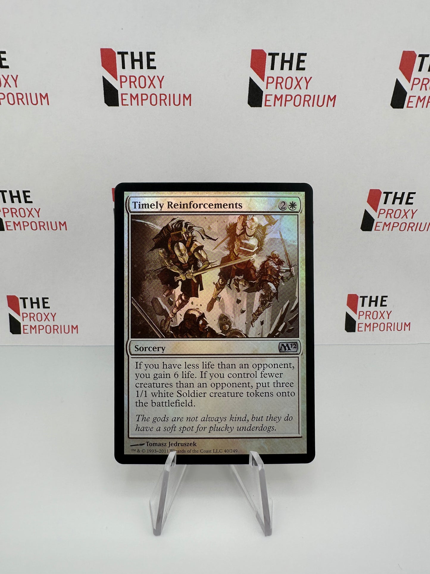 Timely Reinforcements (FOIL) - Magic 2012 - Magic The Gathering Card