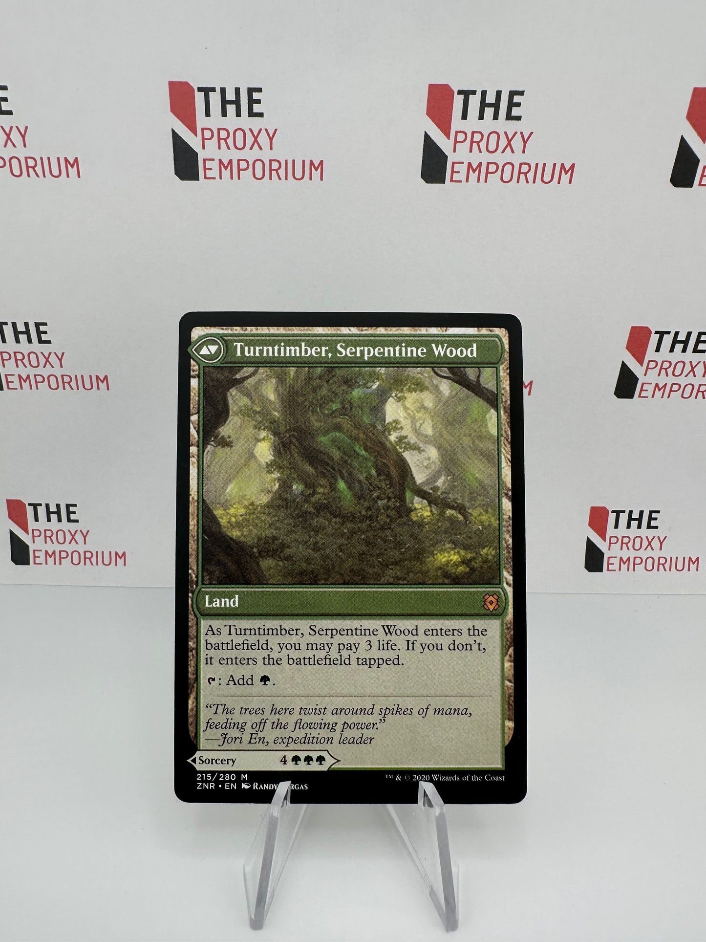 Turntimber Symbiosis/Turntimber, Serpentine Wood - Zendikar Rising - Magic The Gathering Card