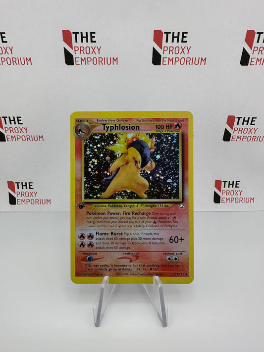 Typhlosion #17 (HOLO, 1st Edition) - Neo Genesis - Pokemon Card