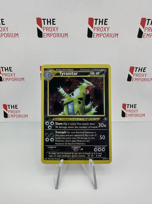 Tyranitar (HOLO, 1st Edition) - Neo Discovery - Pokemon Card