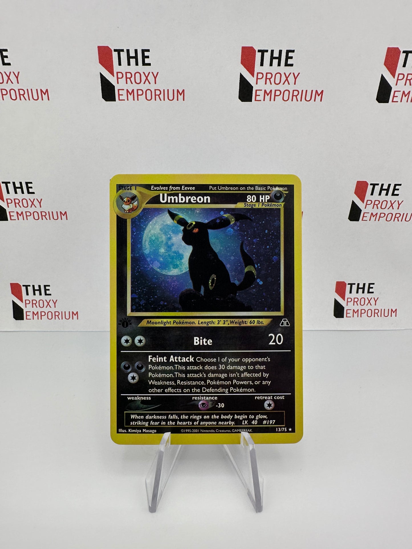 Umbreon (HOLO, 1st Edition) - Neo Discovery - Pokemon Card