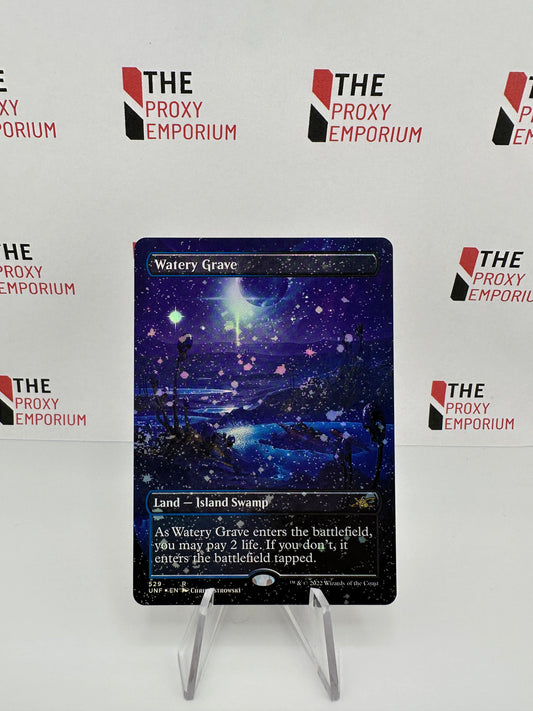 Watery Grave (GALAXY FOIL, Borderless) - Unfinity