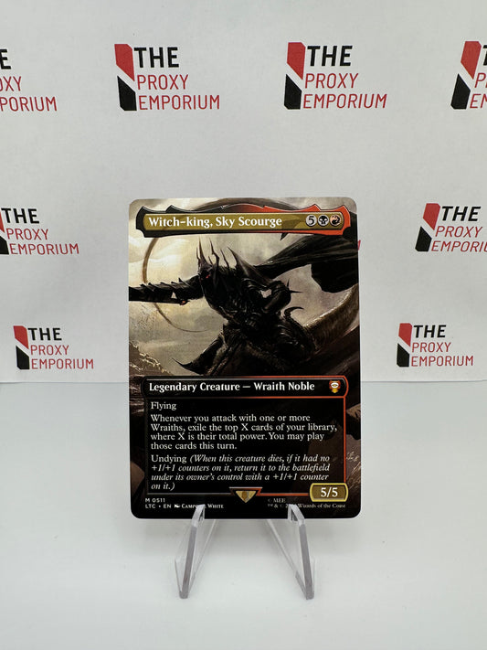 Witch-King, Sky Scourge (Borderless) - Tales of Middle-Earth Commander - Magic The Gathering Card