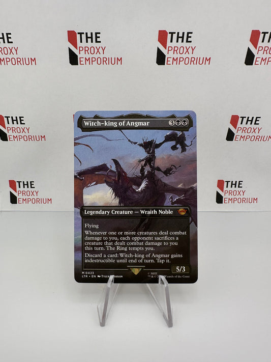 Witch-King of Angmar (Borderless) - The Lord of the Rings Tales of Middle-Earth - Magic The Gathering Card