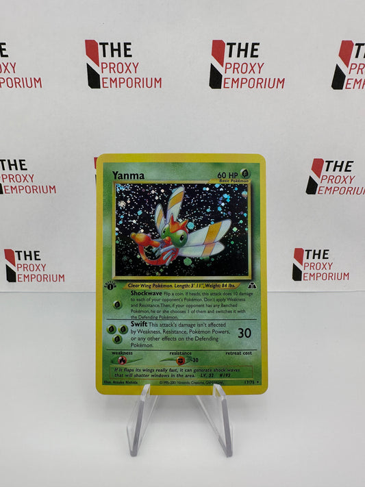 Yanma (HOLO, 1st Edition) - Neo Discovery - Pokemon Card