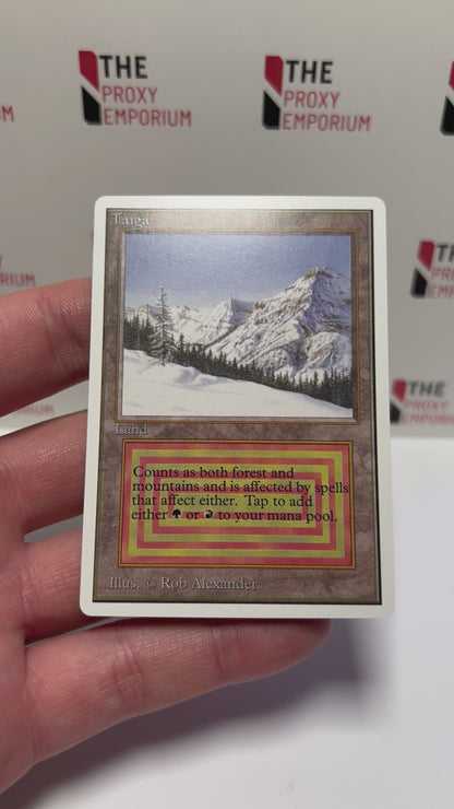 Taiga - Unlimited - Magic The Gathering Card