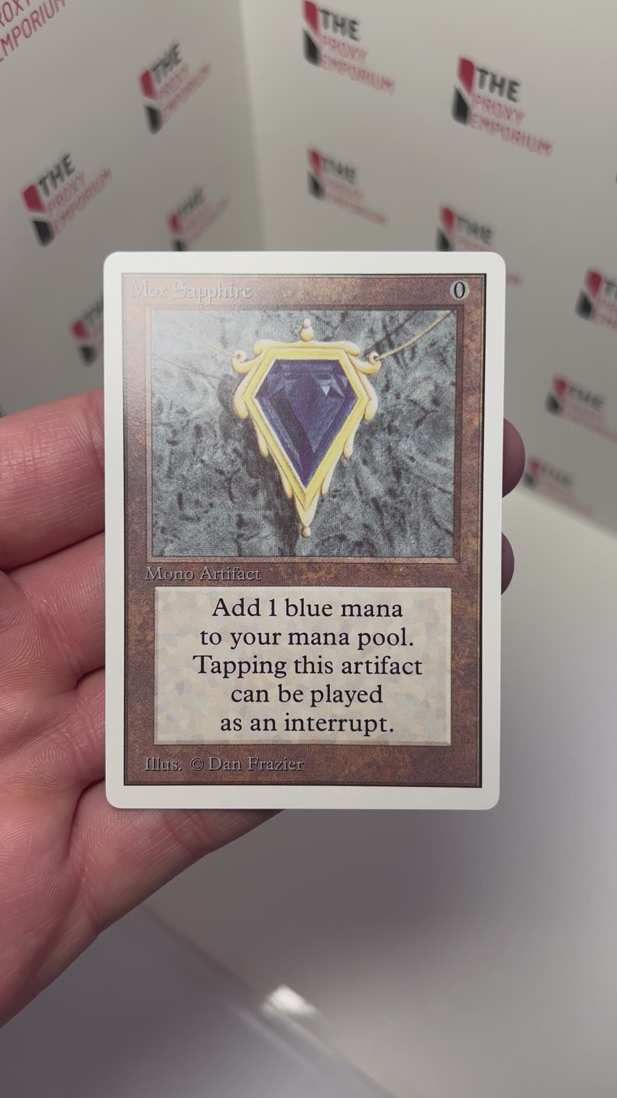 Mox Sapphire - Unlimited - Magic The Gathering Proxy Card – The 