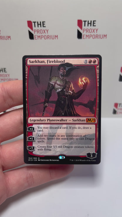 Sarkhan, Fireblood - Core Set 2019 - Magic The Gathering Card