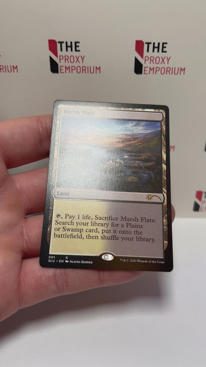 Marsh Flats - Secret Lair Ultimate Edition - Magic The Gathering Card