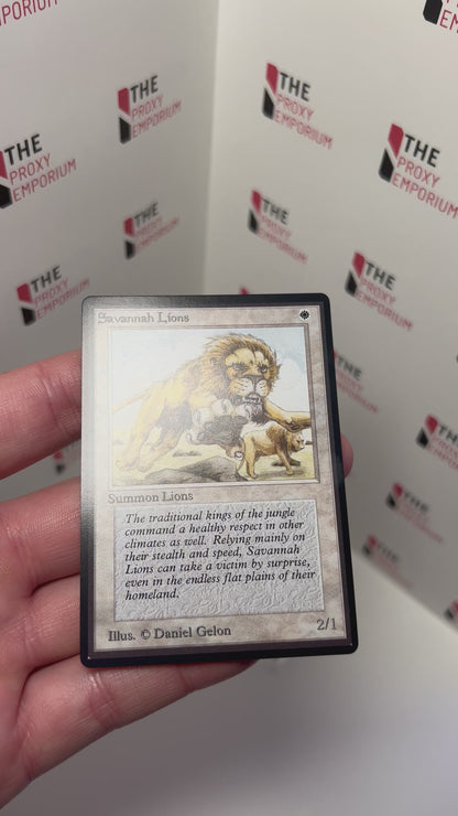 Savannah Lions - Beta - Magic The Gathering Card