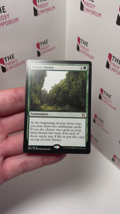 Sylvan Library - Eternal Masters - Magic The Gathering Card