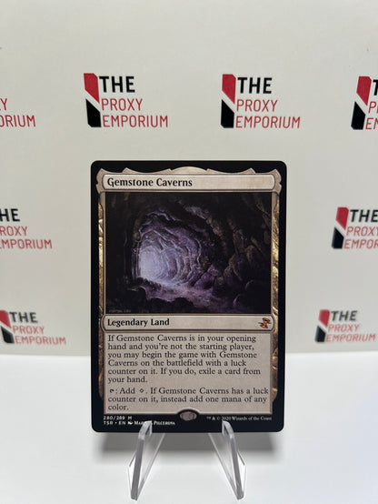 Gemstone Caverns - Time Spiral Remastered - Magic The Gathering Card