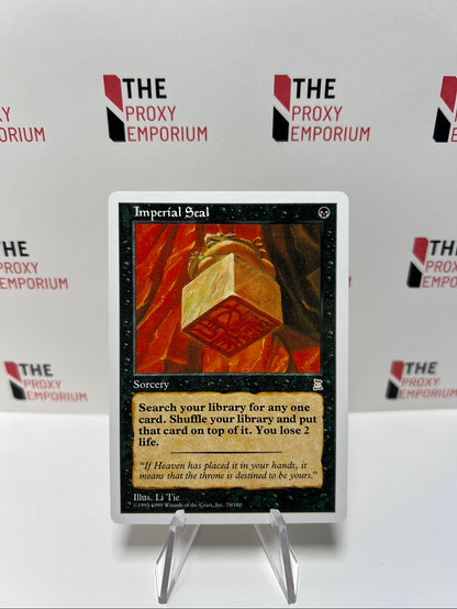 Imperial Seal - Portal Three Kingdoms - Magic The Gathering Card