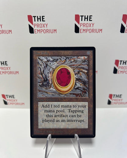 Mox Ruby - Beta - Magic The Gathering Card