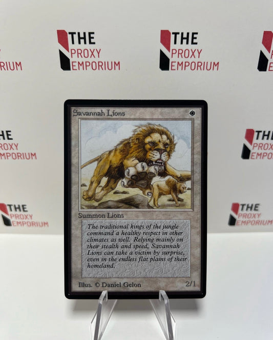 Savannah Lions - Beta - Magic The Gathering Card