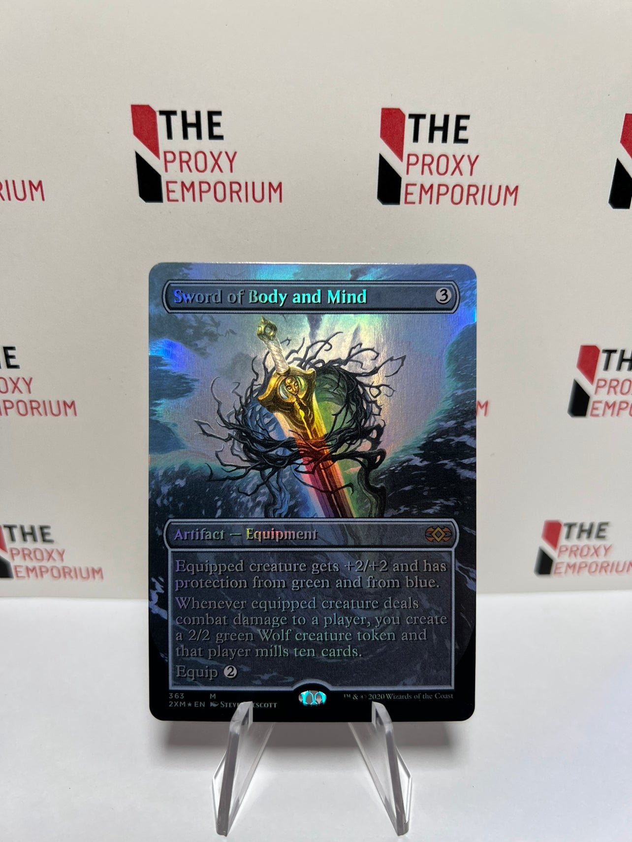 Sword of Body and Mind (FOIL, Borderless) - Double Masters