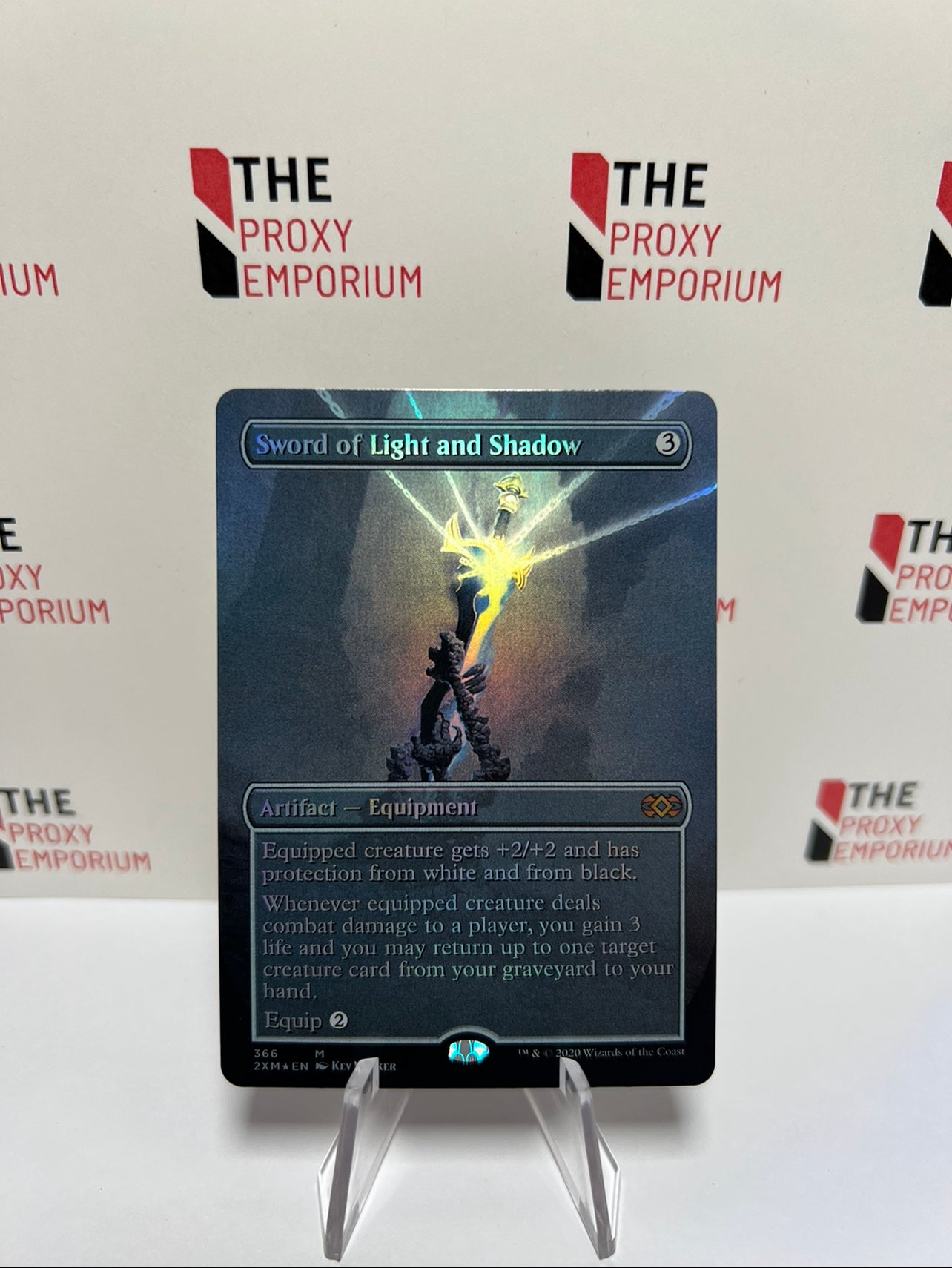 Sword of Light and Shadow (FOIL, Borderless) - Double Masters