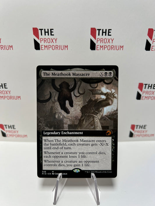 The Meathook Massacre (Borderless) - Innistrad Midnight Hunt - Magic The Gathering Card