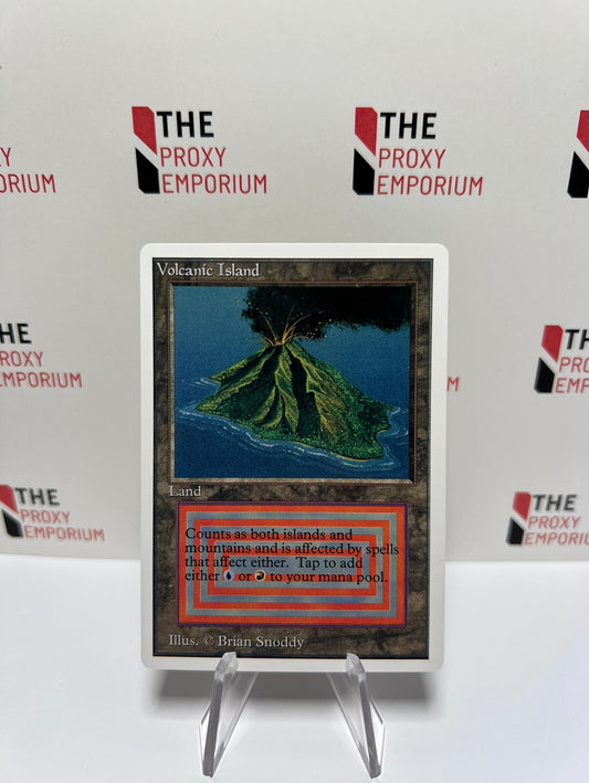 Volcanic Island - Unlimited - Magic The Gathering Card