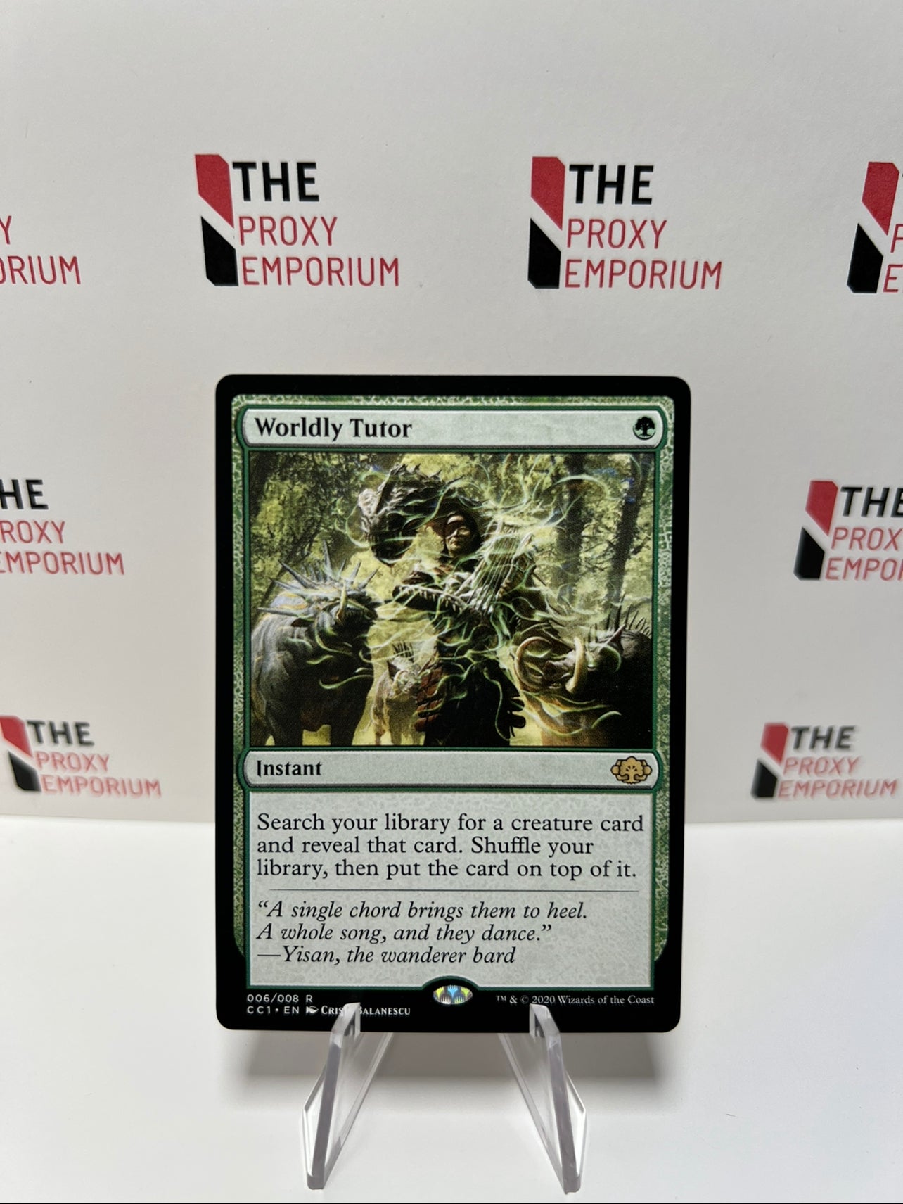 Worldly Tutor - Commander Collection Green