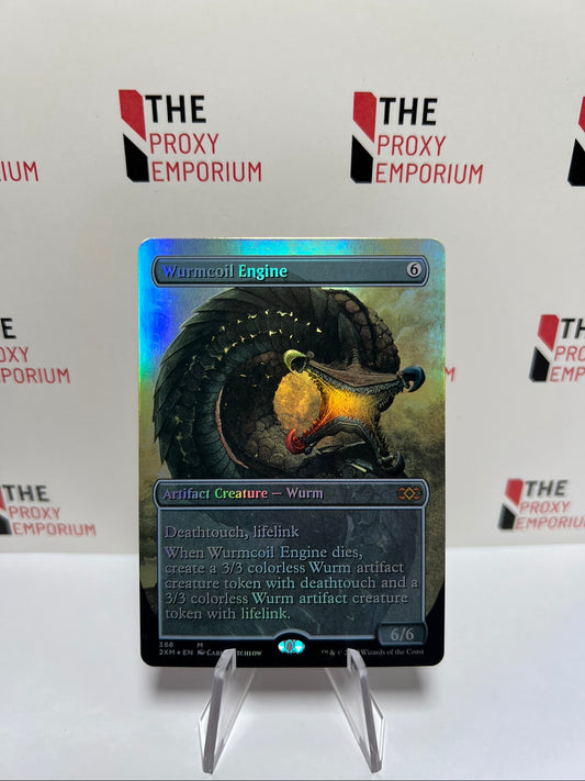 Wurmcoil Engine (FOIL, Borderless) - Double Masters - Magic The Gathering Card