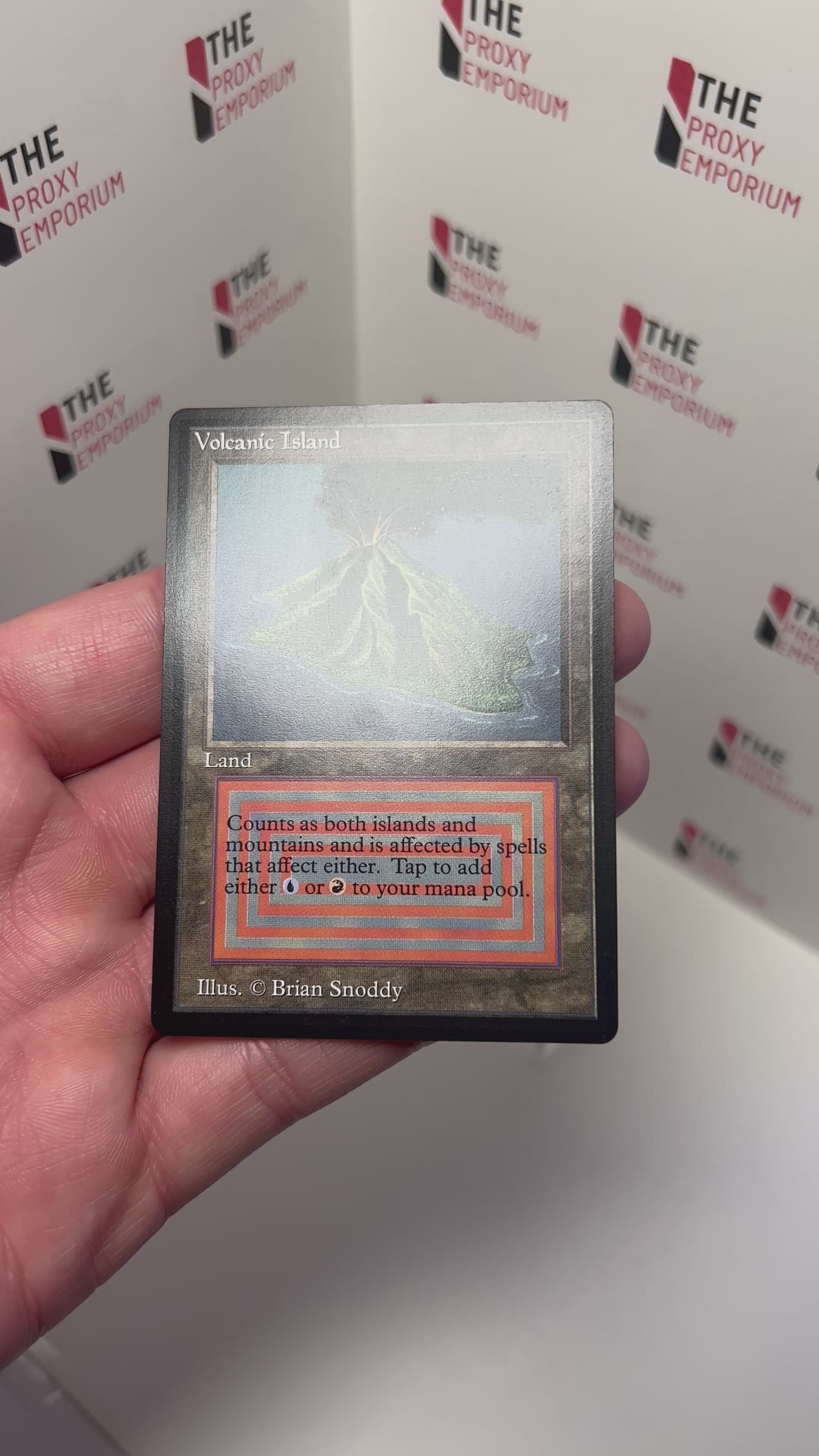 Volcanic Island - Beta - Magic The Gathering Proxy Card – The